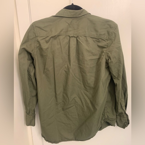 J Crew Green Button Up - XS - Picture 2 of 3